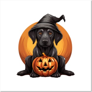 Halloween Labrador Retriever Dog #2 Posters and Art